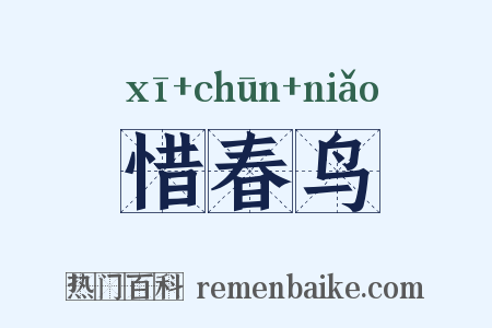 惜春鸟是什么意思的图片